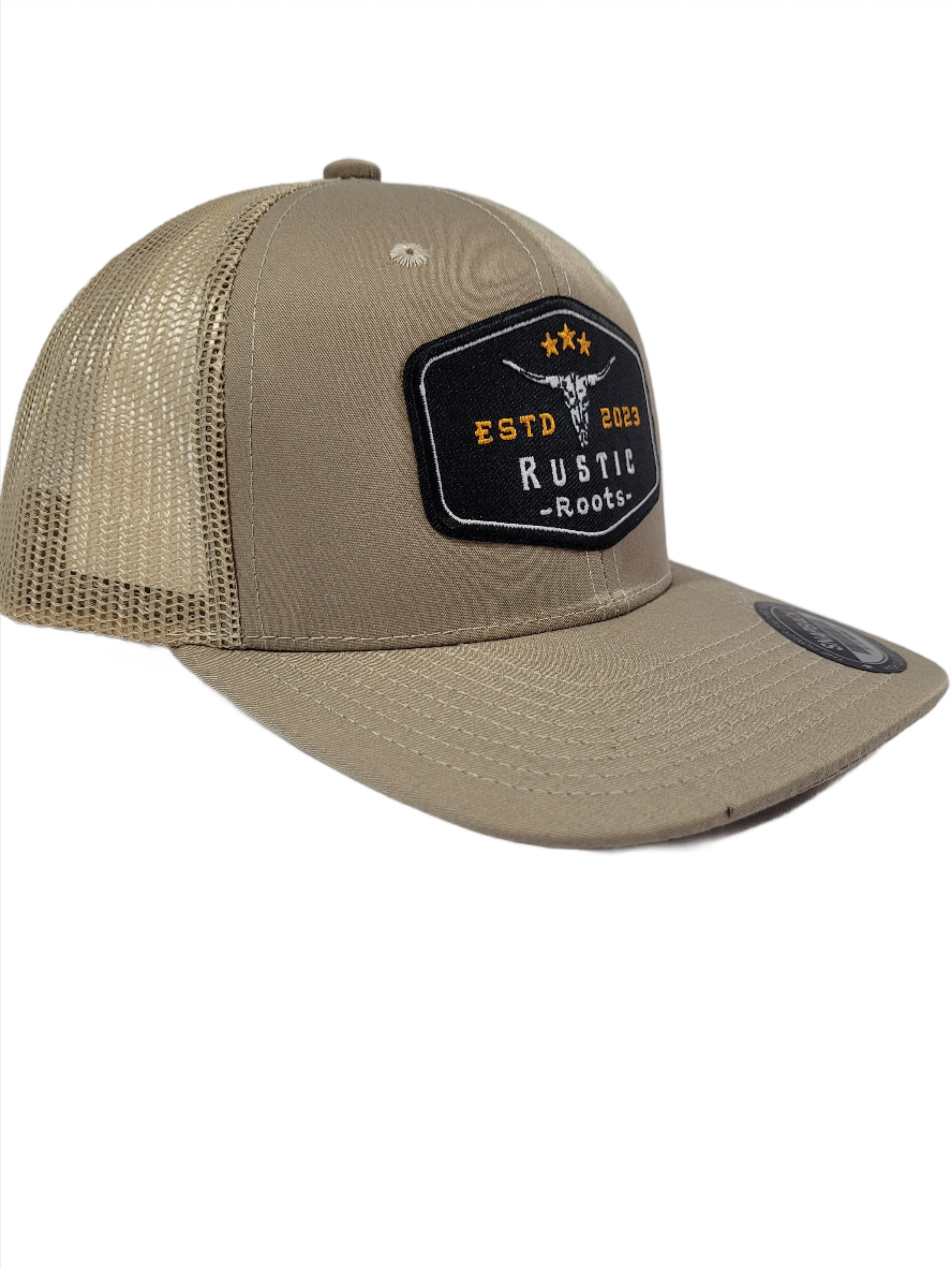 Rustic Roots Tan Trucker Hats