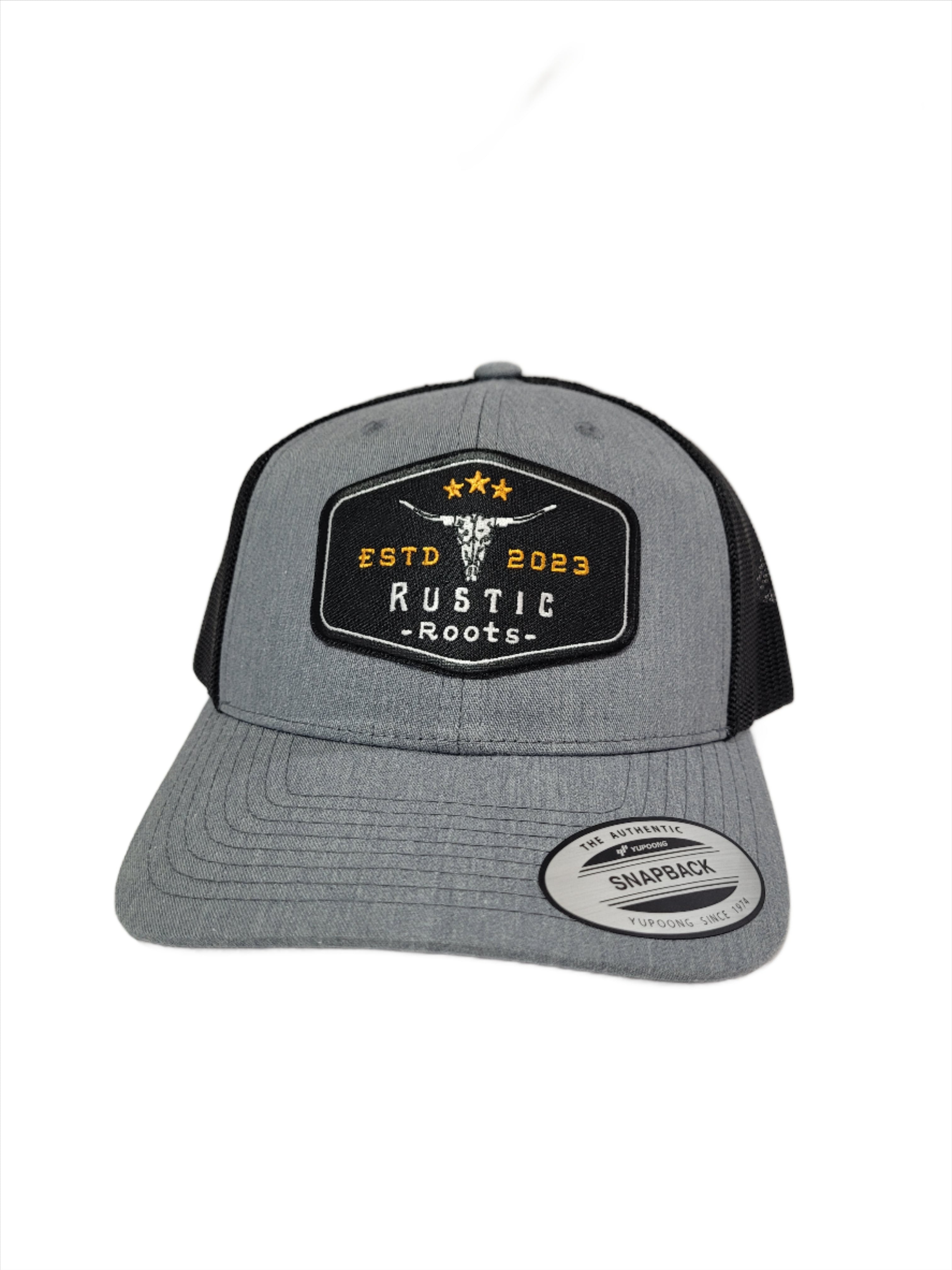 Rustic Roots Grey Trucker Hat