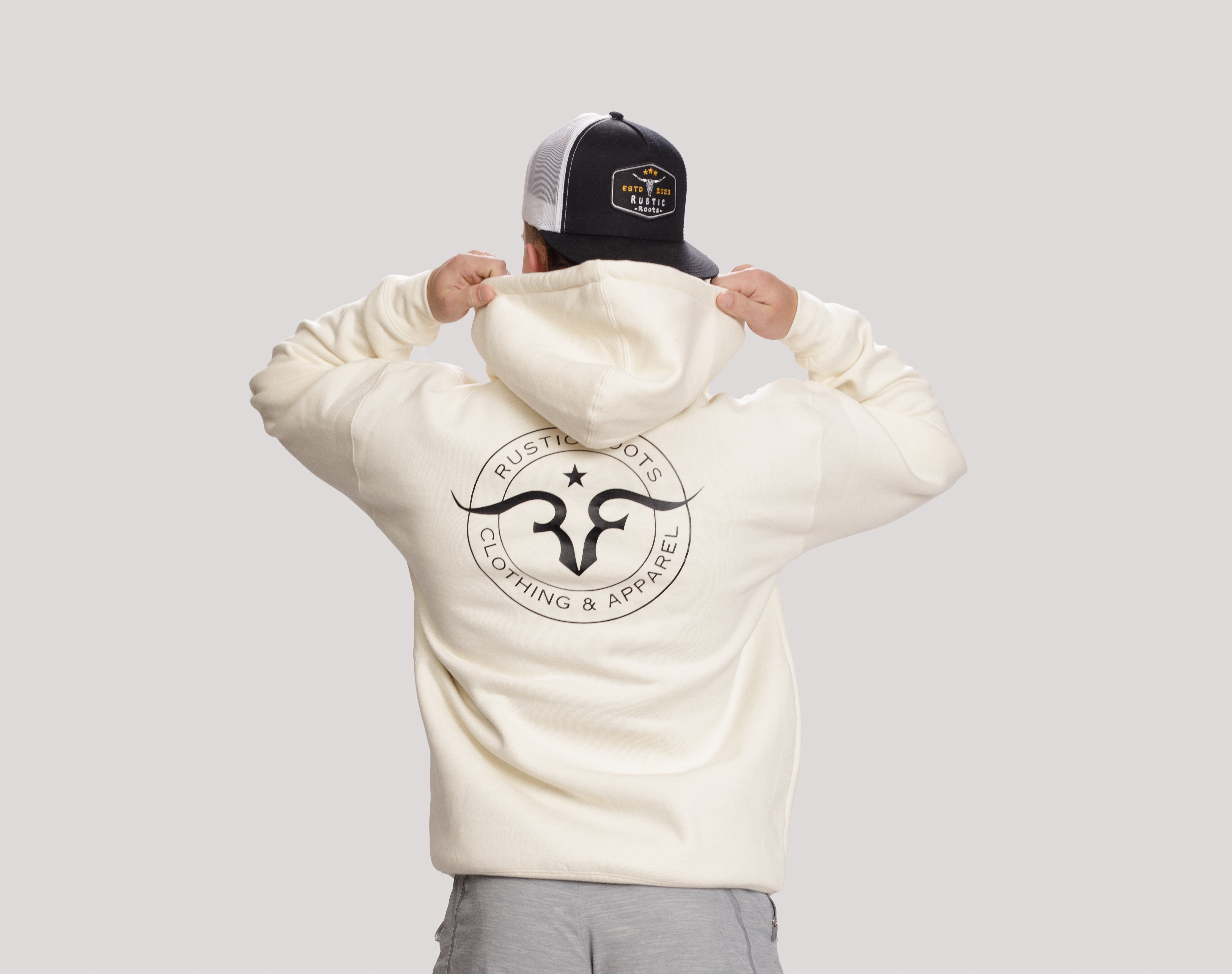 Cream Unisex Rustic Roots Hoodie