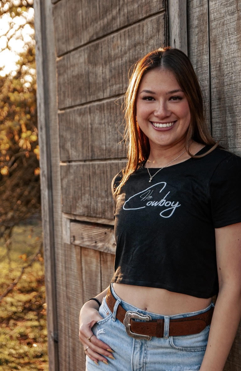 Woman's "Hey Cowboy" - Crop Top